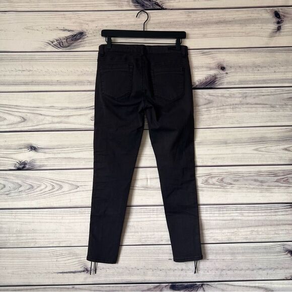 Blank NYC Faded Black Lace Up Skinny Jeans - Picture 9 of 12